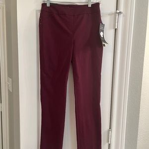 Renuar Paris Fit Maroon Size 4 Pant